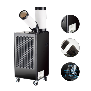 เครื่องปรับอากาศแบบพกพาอุตสาหกรรม: BGE 9200BTU 2.7kW พร้อมคอมเพรสเซอร์หมุนสำหรับการระบายความร้อนจากโรงงาน