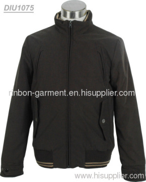 2013 New Mens Black Winter Padded Jacket 