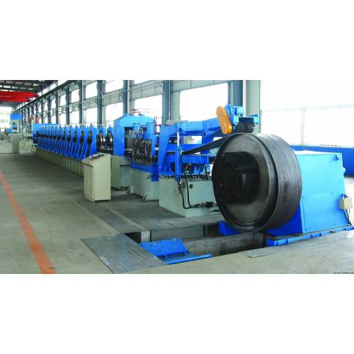 Vehicle anti-collsion beam bumper cold roll forming machine