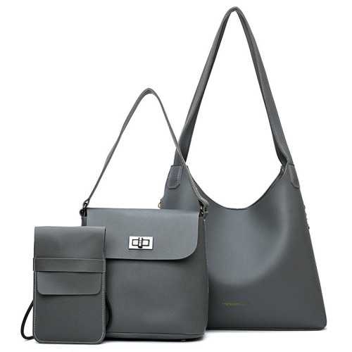 Desain trendi tas wanita bisnis kulit PU tangan