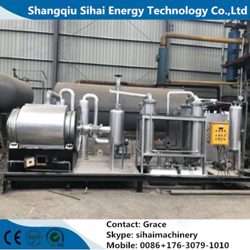 Batch Type Pyrolysis Plant Processing Limbah Ban