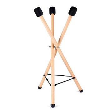 Foldable Triangular Wooden Handpan Stand for Drum Holders