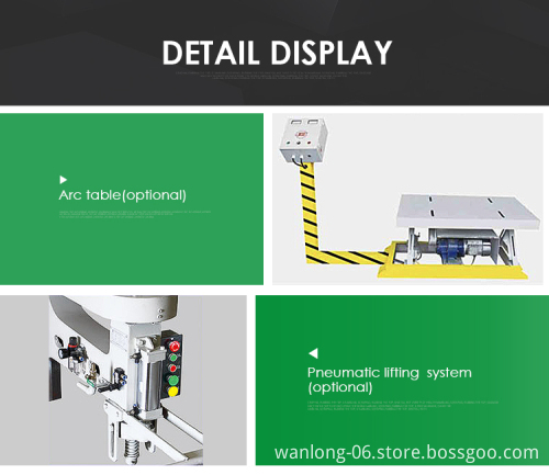 MS3000 Manual Polishing Machine with Pneumatic Pressure for Marble and Granite