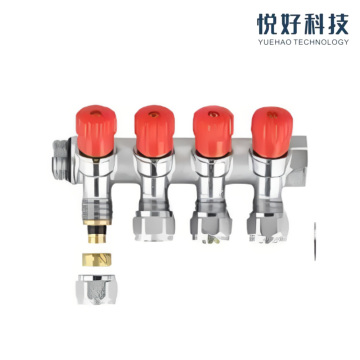 Collettore in ottone resistente alla corrosione da 16 bar, nessuna perdita