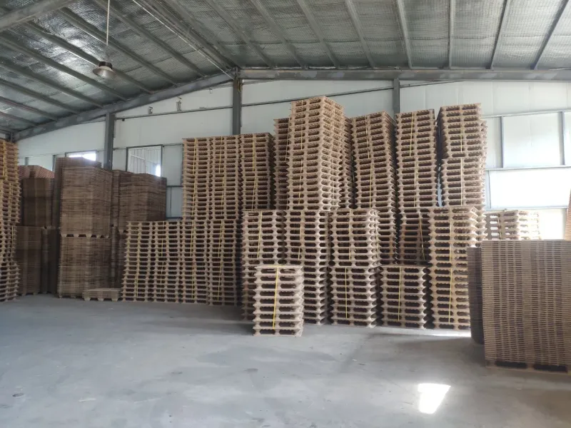 Title: **Fumigation-Free Nestable Compressed Wood Pallet**