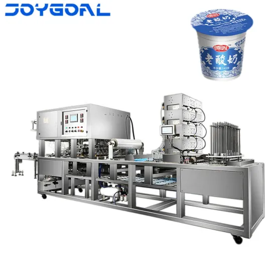 BHJ-8 Yogurt Packaging Machine: Cup and Box Filling, Sealing, and Packing