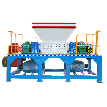 double shaft plastic shredder tire shredder waste tyre recycling machine prices