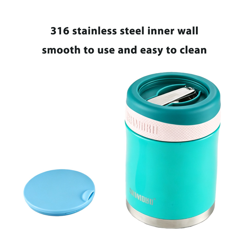 Color Block Portable Lunch Jar Z2