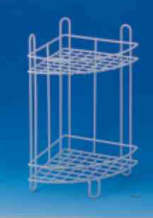 2 Tier Metal Corner Rack