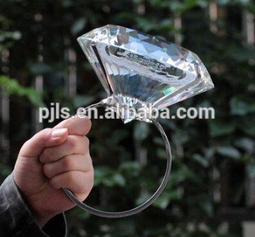 wedding thank you gifts for guests Crystal Diamond Ring
