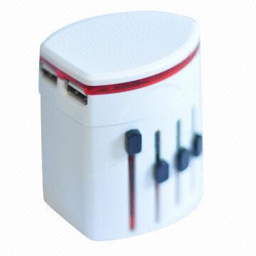 Travel All-in-One Worldwide Universal Adapter with 100 to 240V AC Input Voltage