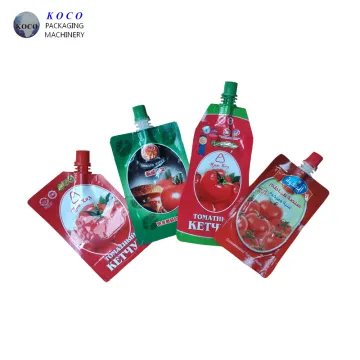 KOCO Beverage Packaging Pouch Plastic Bag for Filling Machine