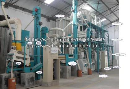 Complete Set Wheat Powder Milling Machine 50 Ton Per Day Agriculture Milling Machinery Grain Processing Machine