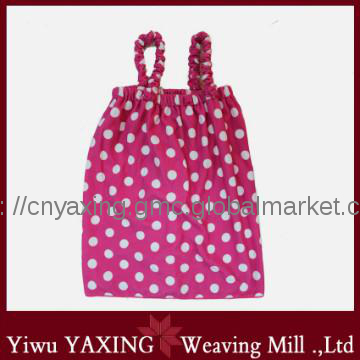 100% Microfiber reactive printed bath dress for lady