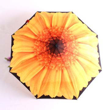 High quality 3 folding auto open close rain umbrella