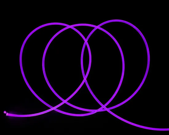 PMMA 3mm RGB plastic fiber optic light cable