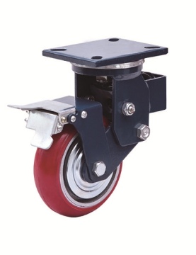 Cross spring Shock absorbing Tread Brake