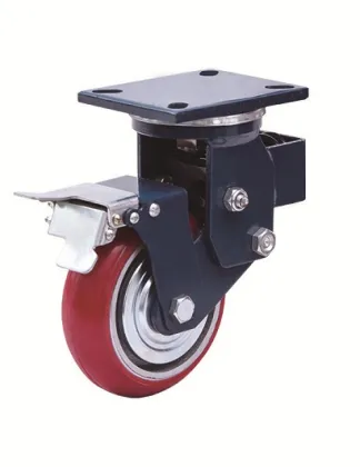 Cross spring Shock absorbing Tread Brake