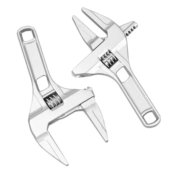Repair Tool: 6-68mm Aluminium Alloy Large Opening Wrench with Short Handle - Adjustable Spanner