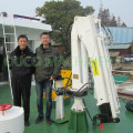 ระวางบรรทุกขนาดเล็ก 0.35T Telescopic Boom Yacht ใช้เครน