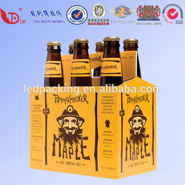 6 Bottles Paper Beer Box,Paper Beer Packing,Corrugated Wine Box,2/4/6 Pack Beer Box Wine Box