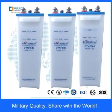 Super Quality NiFe Battery 12v 24v 48v 500AH Nickel Iron Batteries for Sale