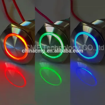 CMP 19mm Indicator Light, RGB RED/GREEN/BLUE three led color Pilot lamp,Pilot Light(lower price fast delivery)