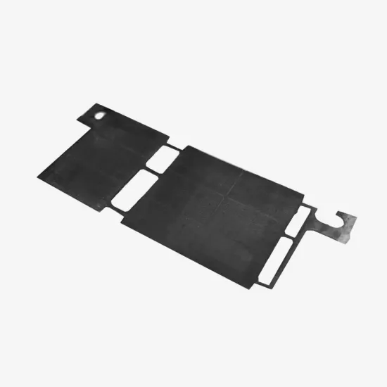 Full Size 12 Volt Lead Acid Battery Plates: Positive and Negative Terminal Components