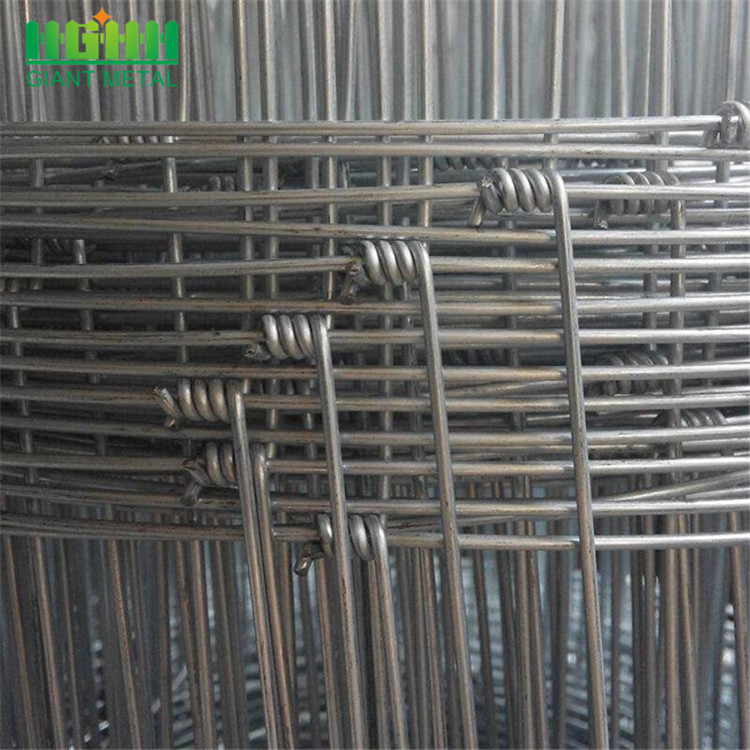 Electro galvanized grassland fence