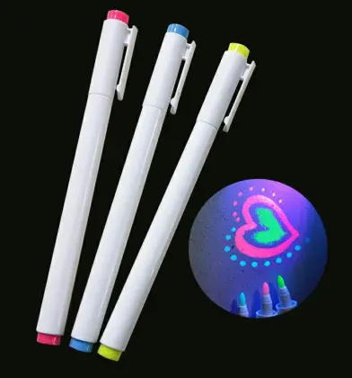 UV Invisible Ink Marker Pen Pack for Anti-Counterfeiting and Security