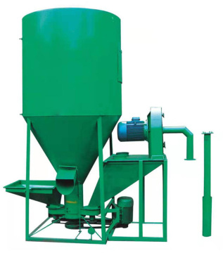 High Efficiency Vertical Combine Farm Animal Fodder Mixer Grinder