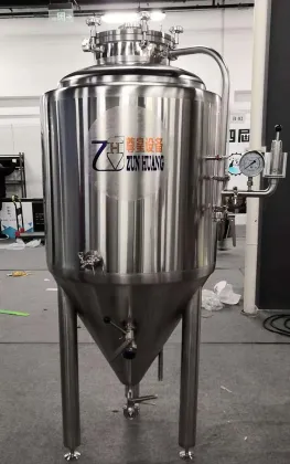 200L craft beer brewing equipment conical fermenter