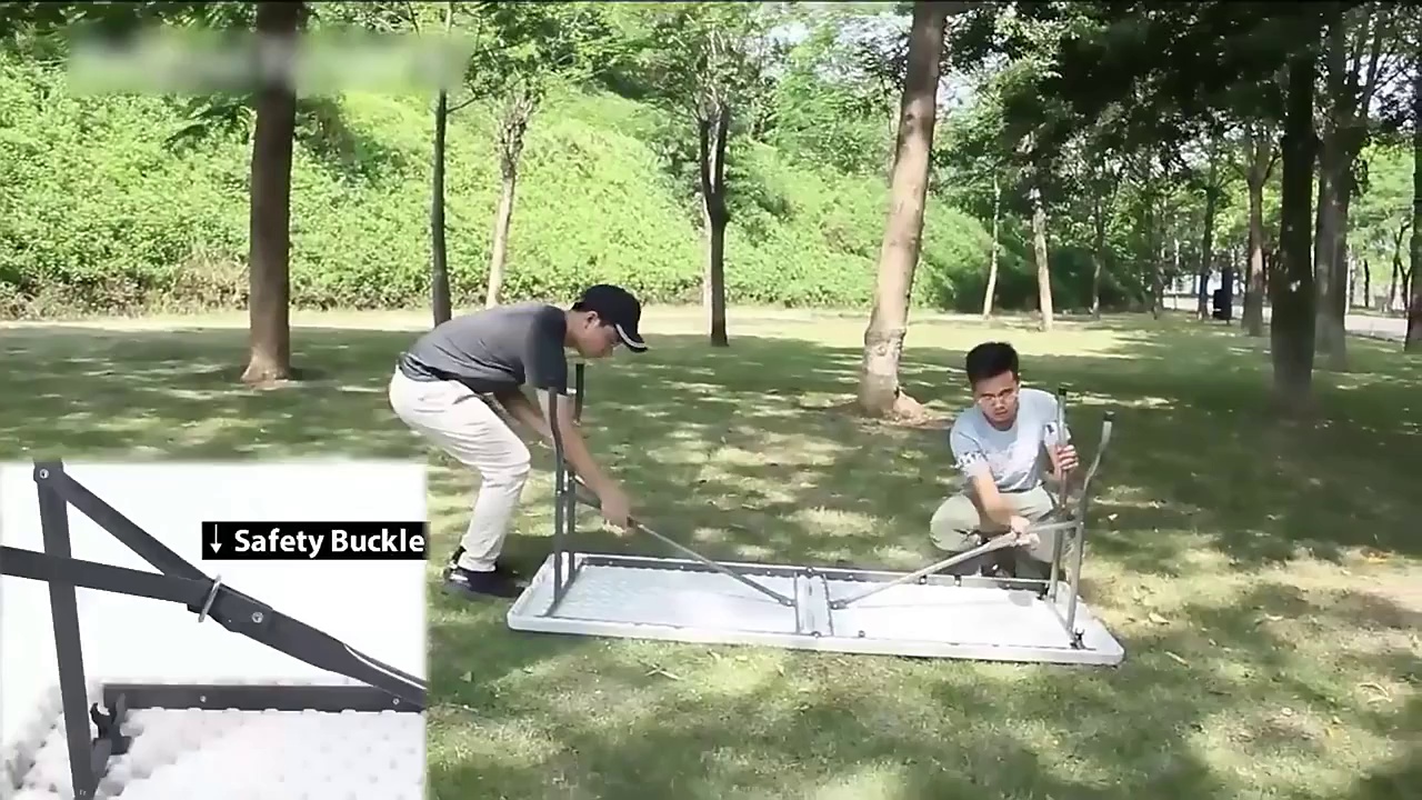 Portable Plastic Table for Weddings, Camping, and Outdoor Events