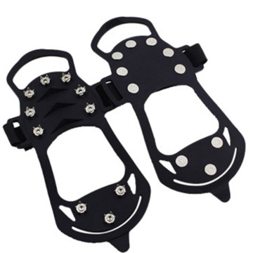 Winter Ice Snow Grips with 10 Studs - Crampons for Climbing Cleats and Shoe Spikes