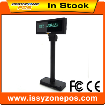 IVFD01 Factory Price Electronic 2 Lines VFD Display Pole Adjustable Customer Display for Supermarket POS System