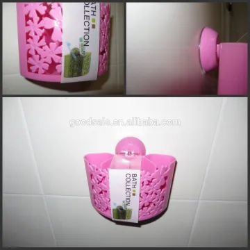 PS suction holder for kitchen or bathroom collection accessory