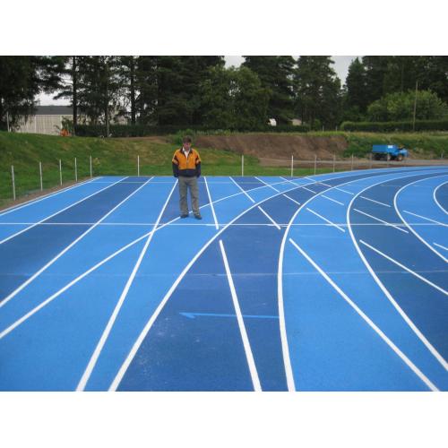 Rociado de alta elasticidad Tribunales de poliurea Pavimentos deportivos Pista de atletismo deportiva