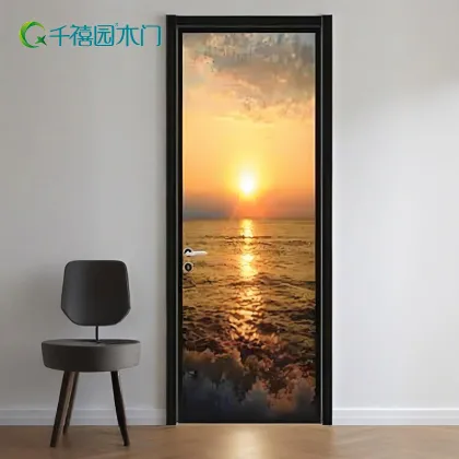 Sun never sets indoor door