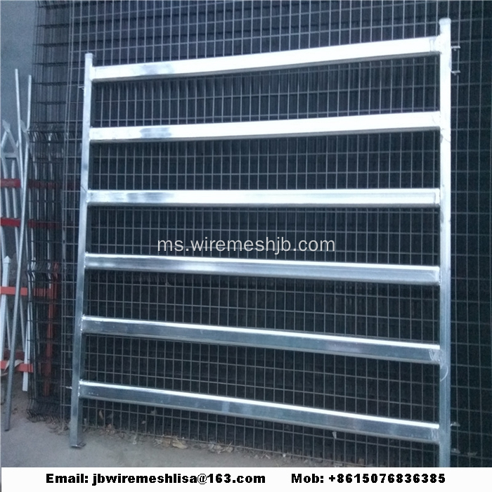 Panel pagar Kuda Galvanized Metal Hot Dipped