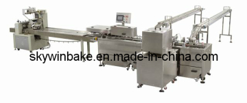 One Row (2+1) Biscuit Sandwiching Machine Connected Pack Machine
