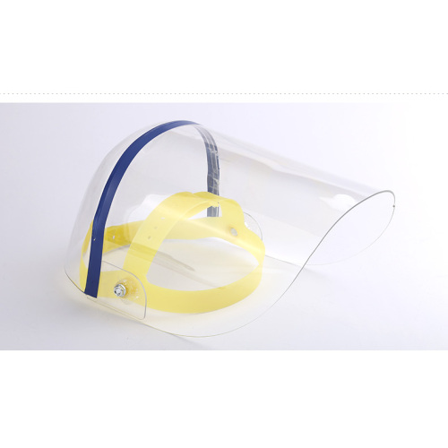 Fully enclosed plexiglass face shield