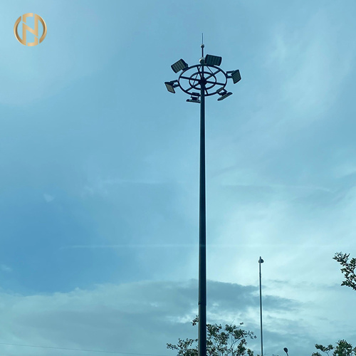 Q235 CE Galvanized Pole Light Octagon Street