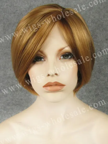 Synthetic straight short bob blonde micro braided lace front wigs wig for sale