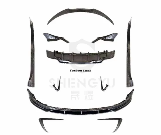 FAST Aero Kit Front Lip Spoiler Side Skirt Bumper Flag Rear Diffuser for Tesla Model 3 (2019-on)