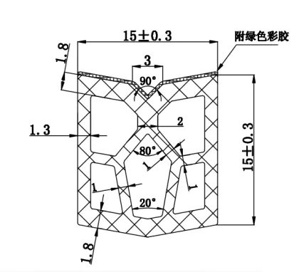 Rubber Airport runway strip caulk