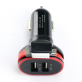 Cargador de coche portátil 5V2.4A3A para teléfono móvil con 2USB