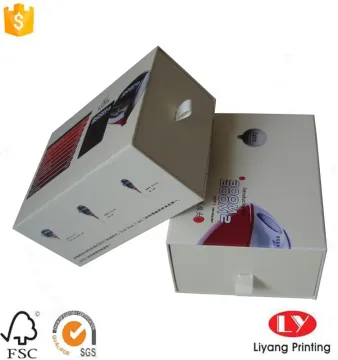 Custom Rigid Printed Drawer Gift Box With Foam