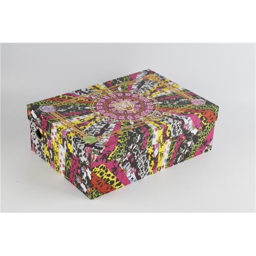 Custom Printed Cardboard Lid And Base Shoe Box