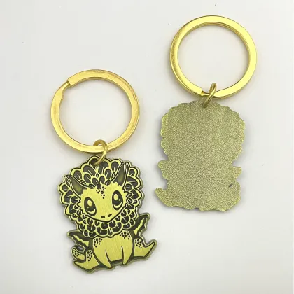 Kawaii Custom Logo Boba Milk Tea Keychain