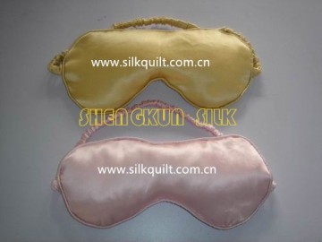100% charmeuse silk Eco-friendly sleep eye mask
